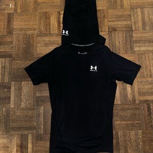 Under Armour Black Compression Shirt & Jogger Set